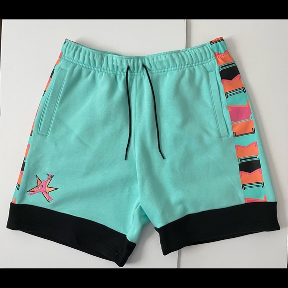 Air Jordan XI Fleece All Star Shorts Turquoise Black